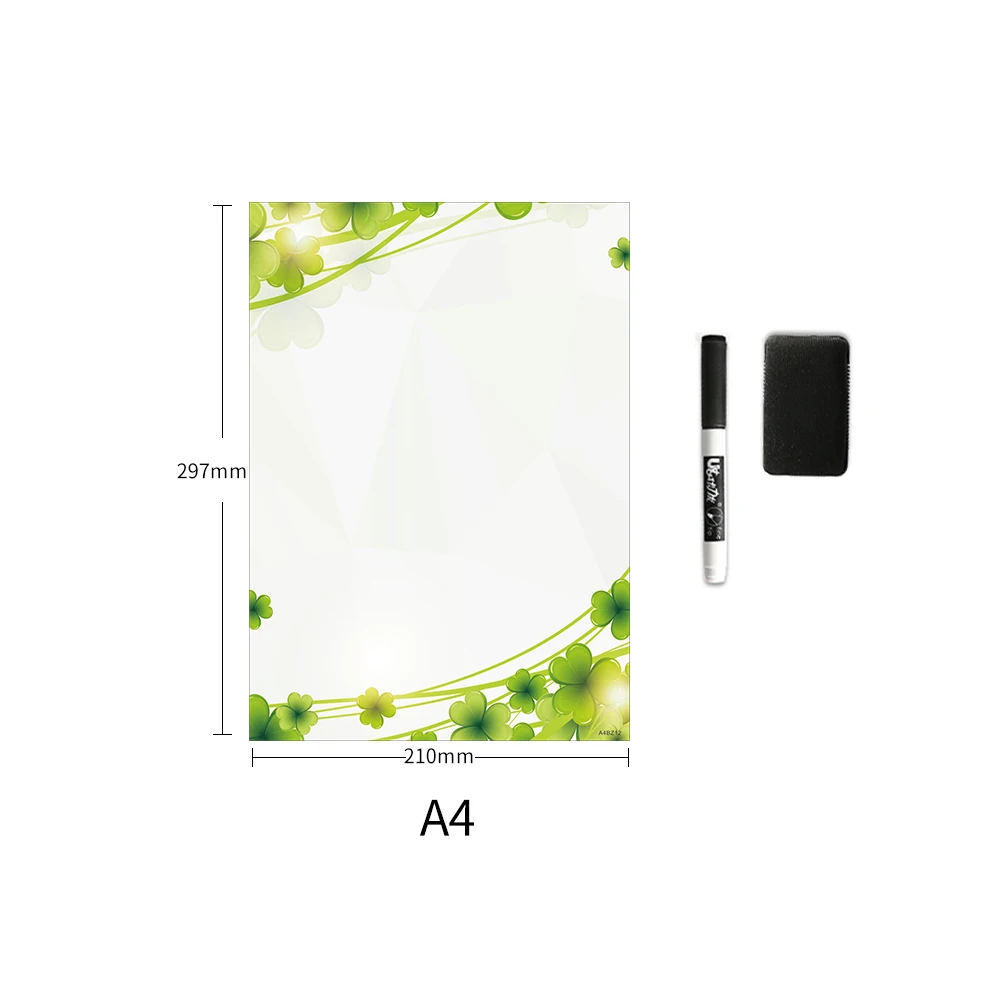А4 Размер магнитная доска для письма гибкая надписей на холодильник чертеж
