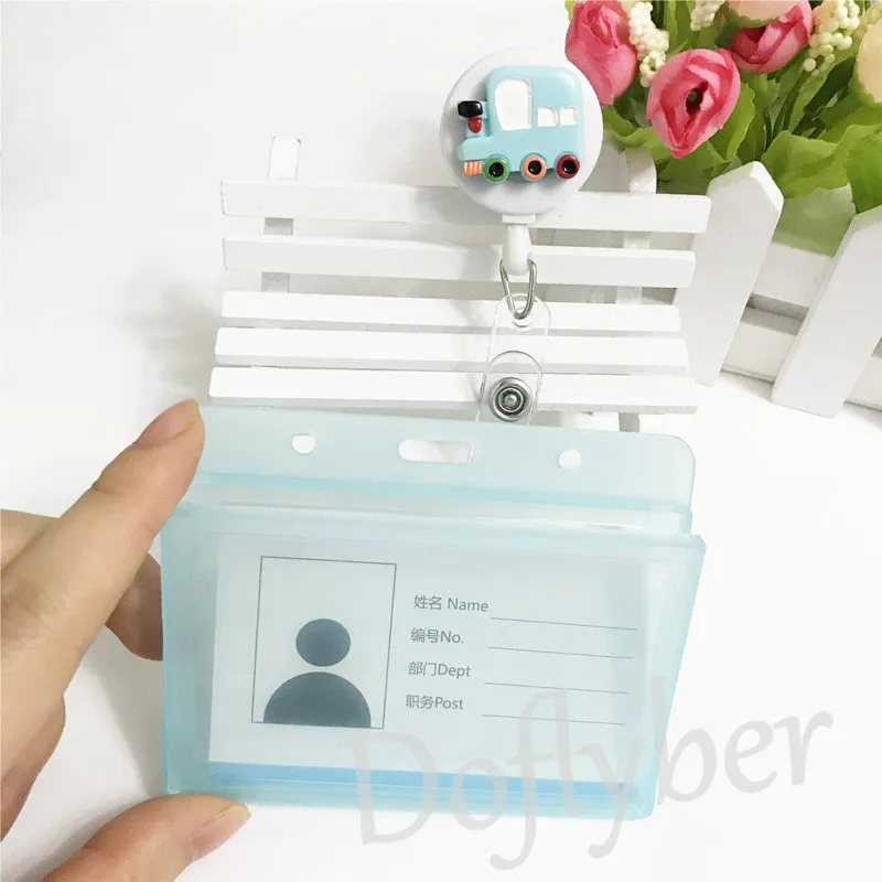 Выдвижной Значок медсестры мультяшный доктор фото удостоверение личности
