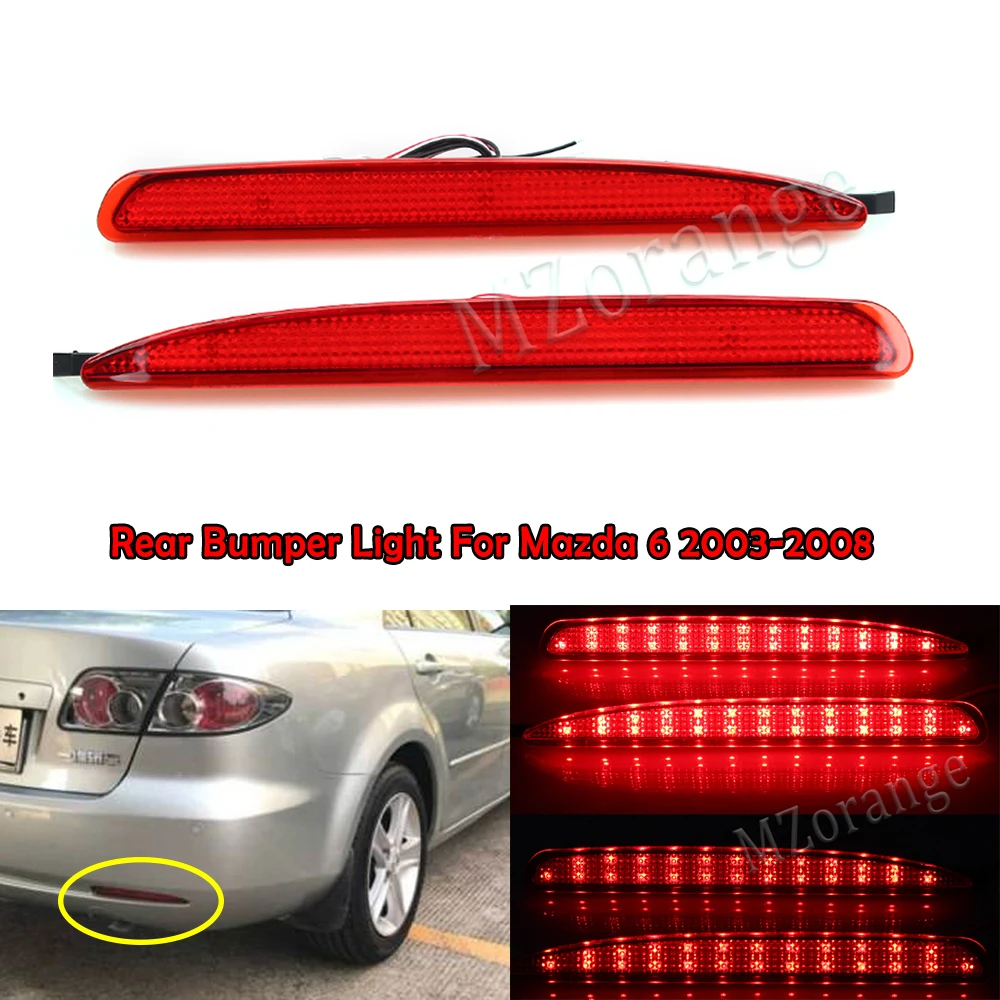 2 шсветодиодный светодиодные фсветильник Ри для заднего бампера Mazda 6 03-08 |