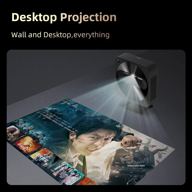 Новый лазерный проектор Xiaomi Fengmi UST 1080P ультракороткий 3D кинотеатр умный HDR