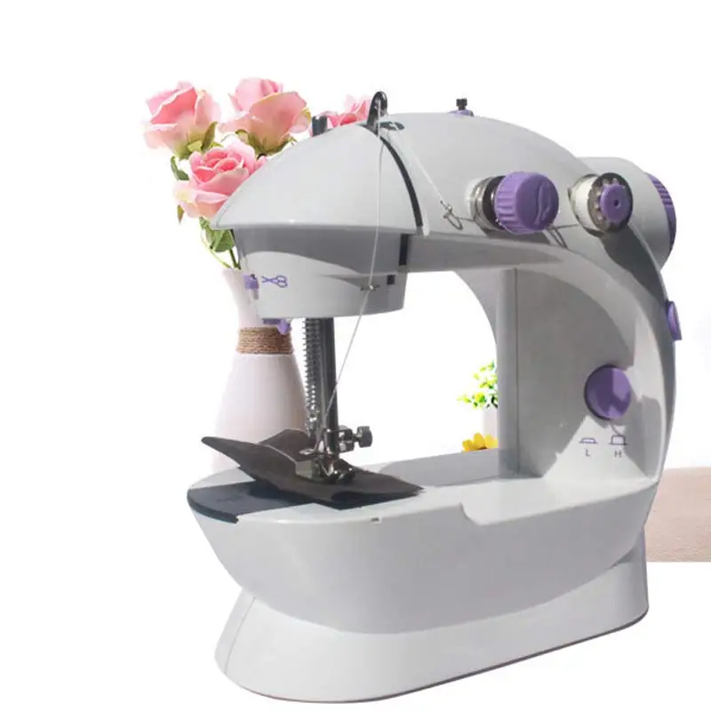 Горячие Мини Швейные машины Ручной Двойной Скорости нитки многофункциональный