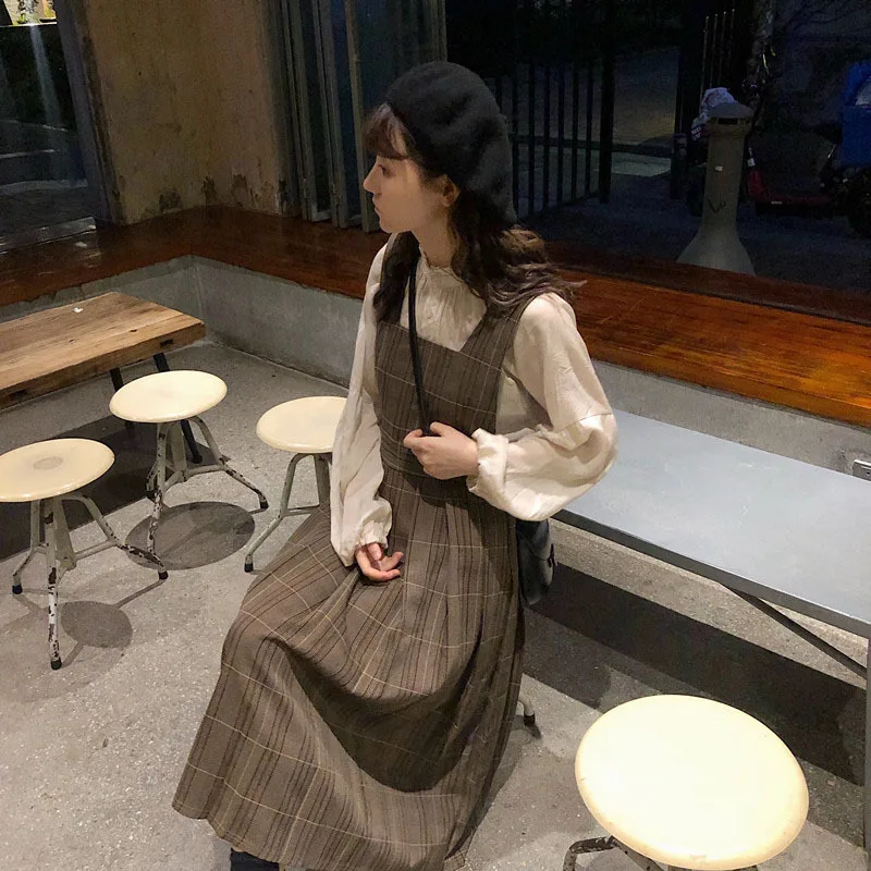 Sisley/женское платье на бретельках французский винтажный стиль новинка 2019 года