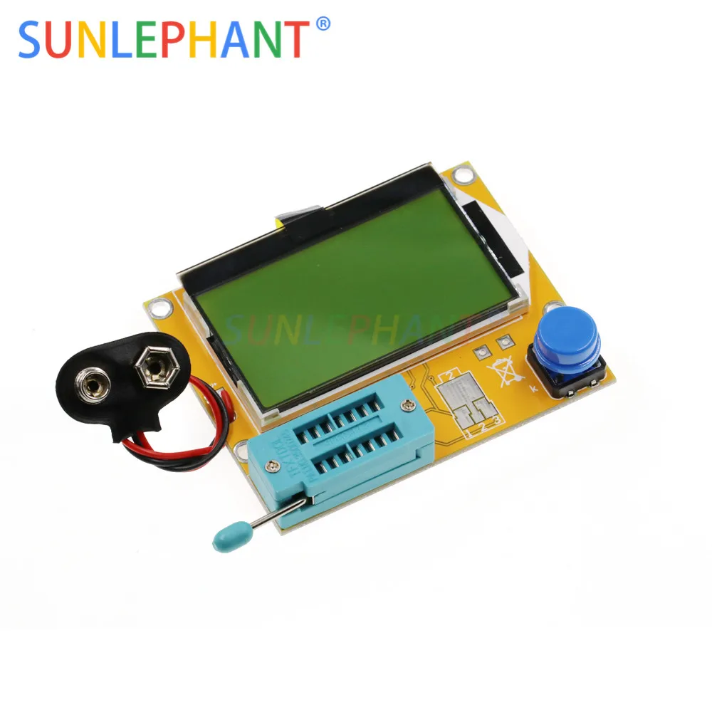 Новинка 2019 12864 ЖК тестер транзисторов емкость ESR измеритель диодов триодов MOS NPN LCR