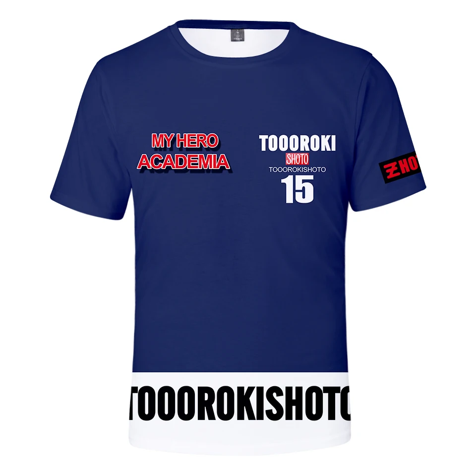 

Summer 3D Black T Shirt New Tshirt Print Fashion School College Style My Hero Academia 2020 3D Short Sleeve Tshirt Top Casual