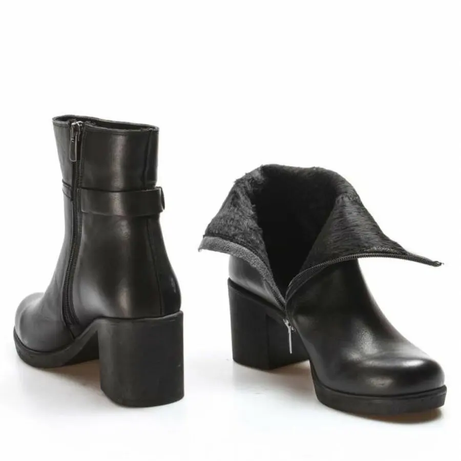 

Women Boots Fast Step Genuine Leather Women'S High Heel Boots 407 Sza425