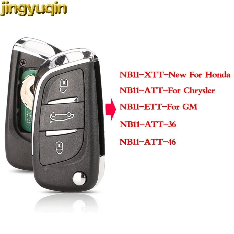 

Jingyuqin NB11 KD Remote NB Series Car Key For KD900 URG200 Remote Master 3 Button Universal Multi-functional KD Key