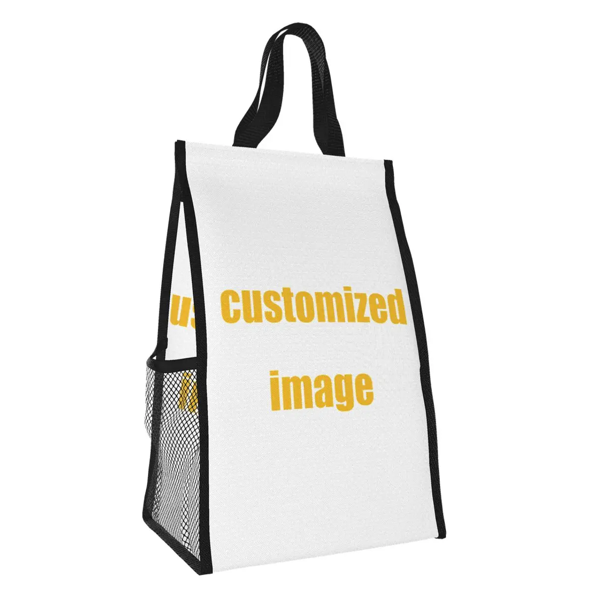 WHEREISART Customized Printed Design New Fresh Lunch Bags For Women Kids Food Cooler Box Insulation Portable Tote Bag | Багаж и сумки