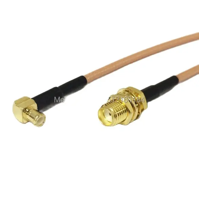 

New Modem Conversion Cable SMA Female Jack To MCX Male Plug Right Angle Connector RG316 Cable 15CM 6" Adapter RF Pigtail