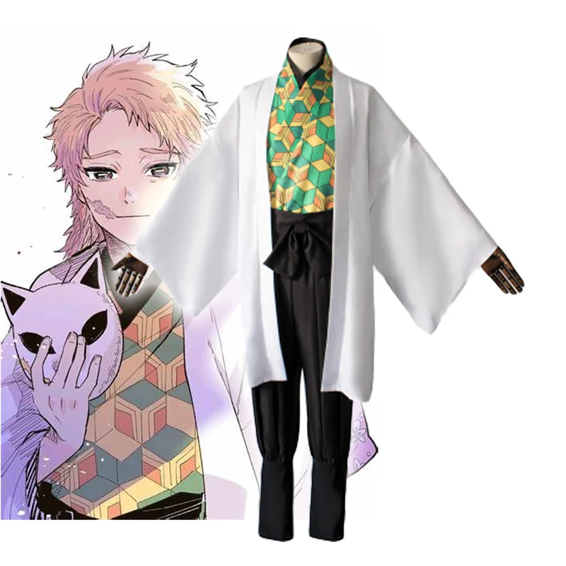 

Kimetsu no Yaiba Demon Slayer Cosplay Costume Sabito Himejima Kyoumei Nezuko Agatsuma Zenitsu Tomioka Giyuu Muzan Cosplay anime