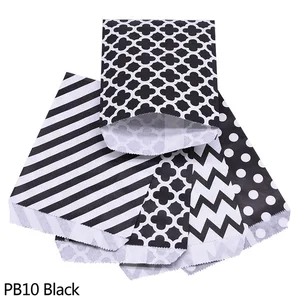 Пакеты из крафт-бумаги 13*18 см черные 25 шт. Mix YONGSNOW