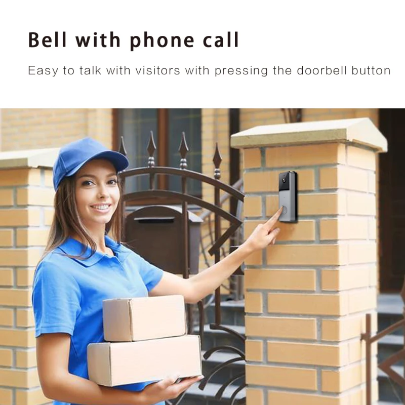 Tuya Smart IP Video Intercom WIFI Video Door Phone Door Bell WIFI Doorbell Camera IR Alarm Wireless Security Camera