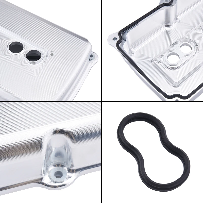 SPEEDWOW Polished Cast Aluminum Smooth Valve Covers Fit For 2005-2010 Dodge 5.7L 6.1L Car Parts | Автомобили и мотоциклы