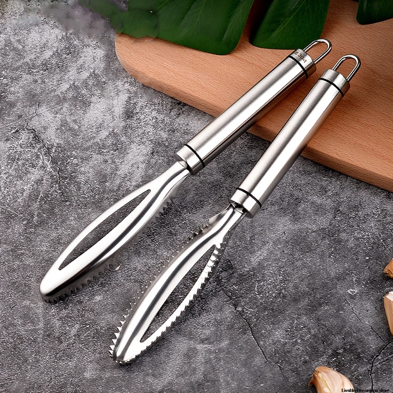 

Stainless Fish Scales Scraping Graters Fast Remove Fish Cleaning Peeler Scraper Fish Bone Tweezers Kitchen Accessories Tool