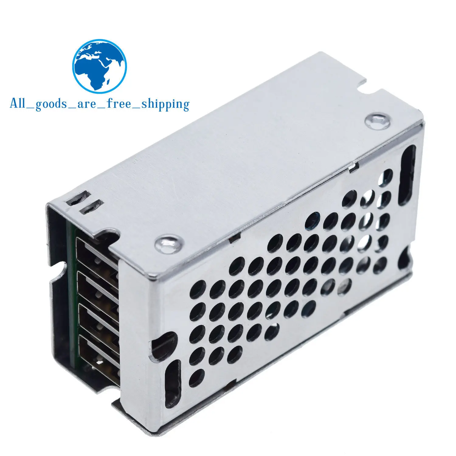 TZT DC-DC 9 в 12 В 24 в 36 В до 5 В понижающая плата 5A 4 USB выход понижающий преобразователь модуль питания с алюминиевым корпусом для телефонов