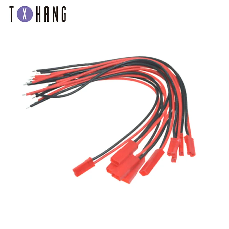 10Pairs 100 2 Pin Connector JST Plug Cable Male/Female For RC BEC Battery Helicopter DIY FPV Drone Quadcopter | Электронные
