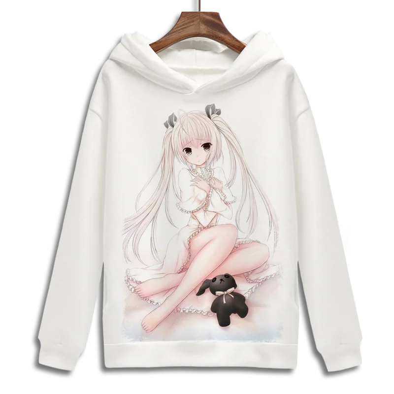 Yosuga не Сора Cosplay худи Касугано Харука с принтом флисовая толстовка толстовки