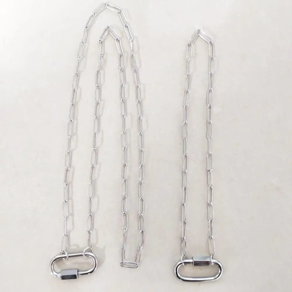 Простое дизайнерское женское ожерелье из нержавеющей стали неувядающая цепь в