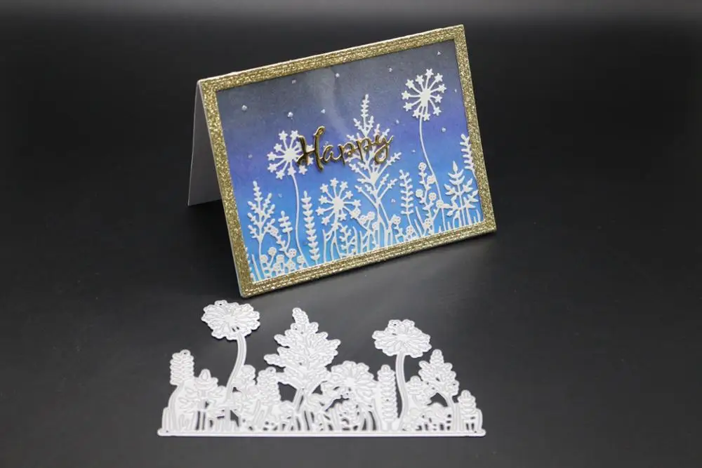 Цветы фон металлические режущие штампы прессформы кружева Скрапбукинг Бумага