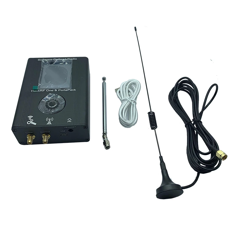 

2020 Latest Version PORTAPACK with havoc firmware flashed + HACKRF ONE 1MHz to 6GHz SDR Software Defined Radio + 0.5ppm TXCO