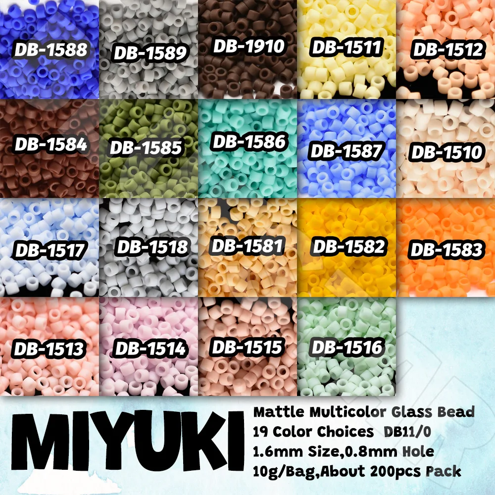

BLUESTAR Miyuki Beads Japanese Import Glass Beads Seed Jewelry Accessories DIY making Supplies For Jewelry 10g/bag Multicolor