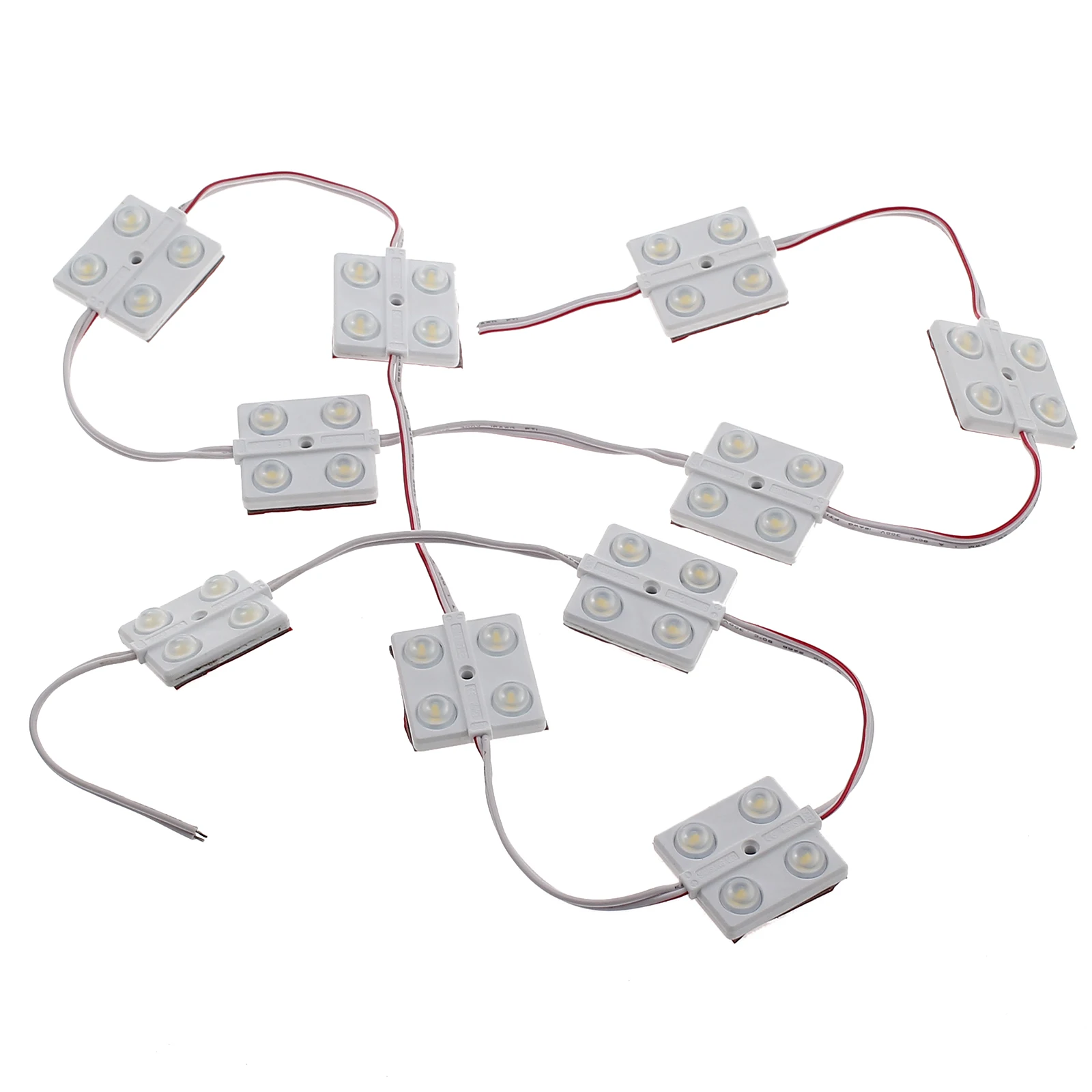AUTOUTLET 10 pcs 40LED Module LED DC12V Waterproof Advertisement Design Modules White FOR RGB Color Super Bright Lighting | Автомобили и