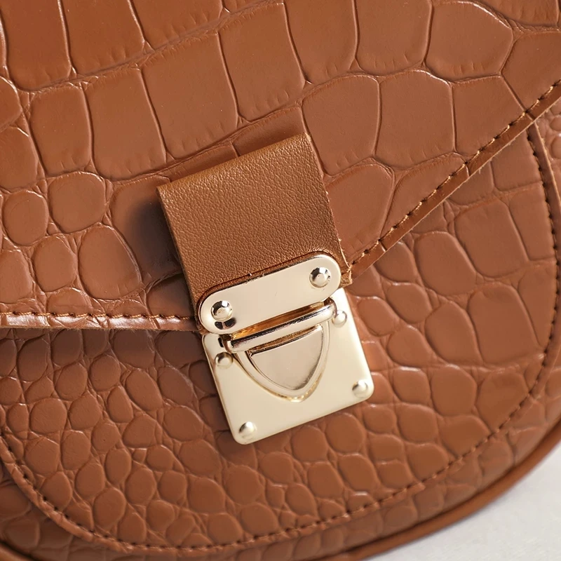 new design vintage crossbody bags for women 2021 female small pu leather saddle shoulder bag luxury ladies phone wallet bag free global shipping