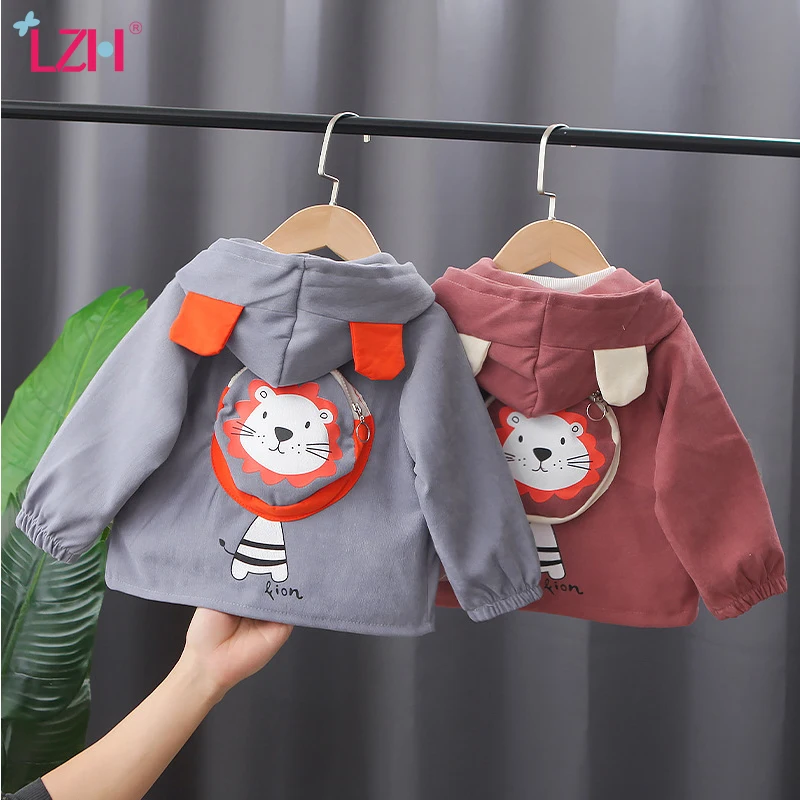 

LZH Autumn Clothing For Boys Coats 2021 Cartoons Children's Jacket Long Sleeve Coats For Kids Clothes 1-2-3-4-5 Years Baby Tops