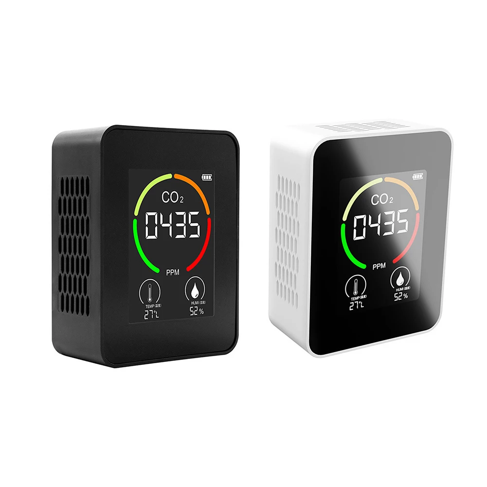 

Infrared Air Quality Carbon Dioxide Monitor Home Office Temperature Humidity Tester Smart CO2 Measurement Instrument