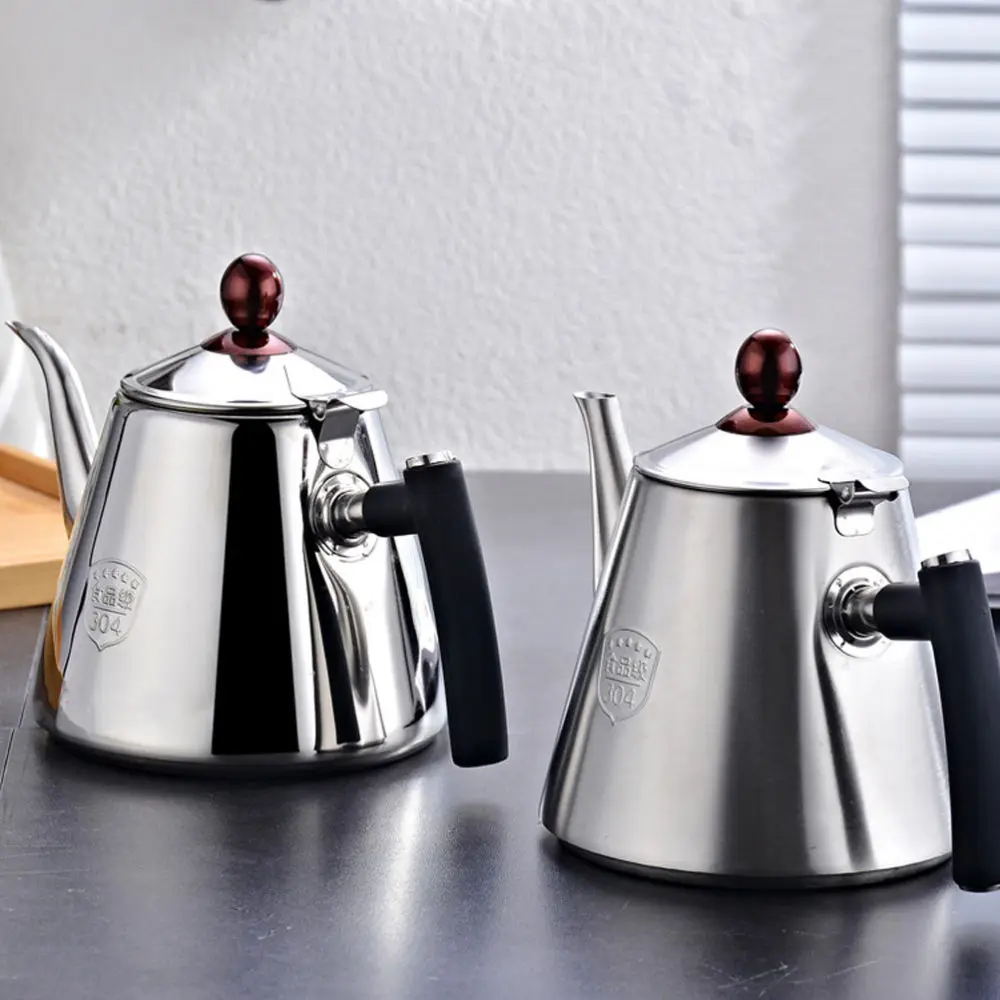 

1PC Household Tea Set Teapot Practical Water Kettle Stainless Steel Teapot for Office Home