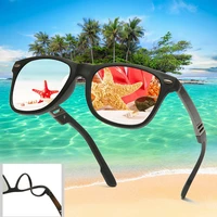 tr90 polaroid sunglasses square vintage driving rubber sun glasses fishing men sunglases polarized sunglasses for women men