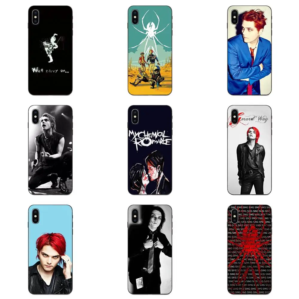 2018 Джерард Уэй Май Химикал Романс МКР для Apple iPhone 4 4S 5 5S SE 6 6S 7 8 Плюс X XS Max XR мягкий TPU чехол для телефона.