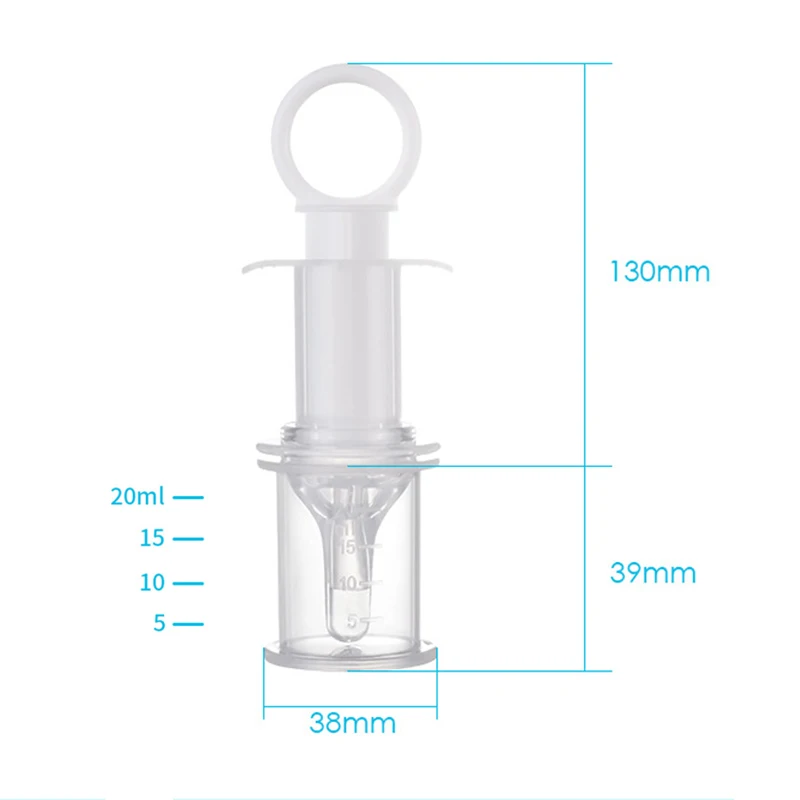 

Baby Kids Smart Medicine Dispenser Needle Feeder Squeeze Medicine Dropper Dispenser Pacifier Feeding Utensils for Baby Feeding