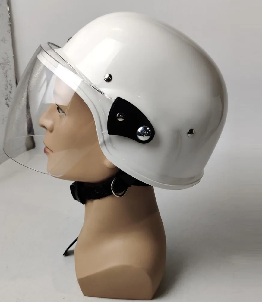 

Unisex Retro Half Anti Riot Helmet Black/green Half Face Helmet Chopper Biker Casque Motor Safety Hat Security Appliance