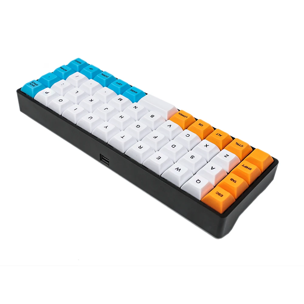 Фото Механическая клавиатура YMDK YMD40 V2 Mini, набор для самостоятельной сборки, QMK, с разъемом Type C, PCB, чехол с ЧПУ №2