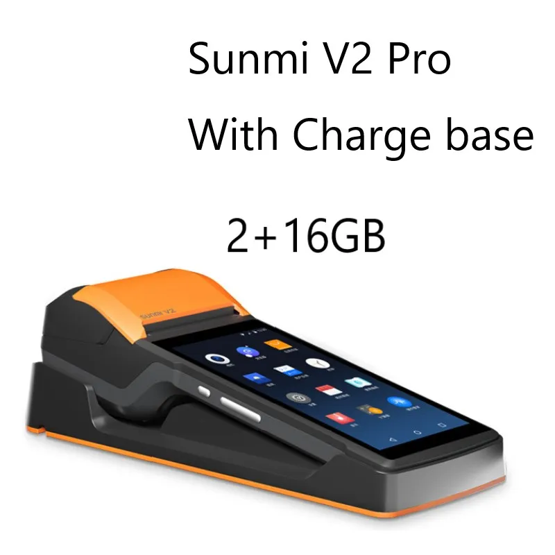 Мобильная портативная POS-система 4G Sunmi V2 pro с термопринтером беспроводной Wi-Fi Android