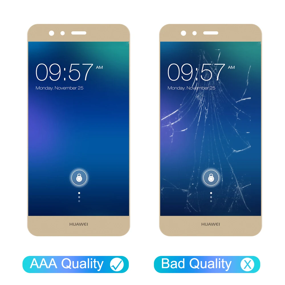 100% новый 5 2 &quotЖК дисплей для HUAWEI P10 Lite сборочного узла сенсорного экрана ЖК