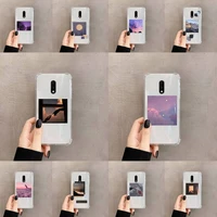 fashion art clouds airplane phone case transparent for oneplus meizu meitu m 7 8 9 16 17 t pro xs moible bag