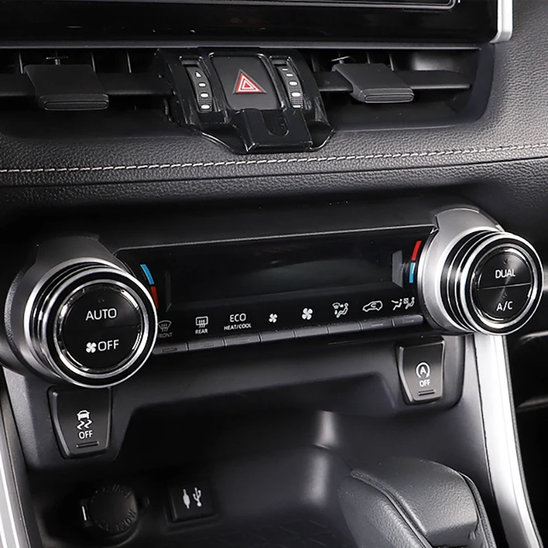Центральная ручка консоли кнопка кондиционера Накладка для Toyota RAV4 2020 2