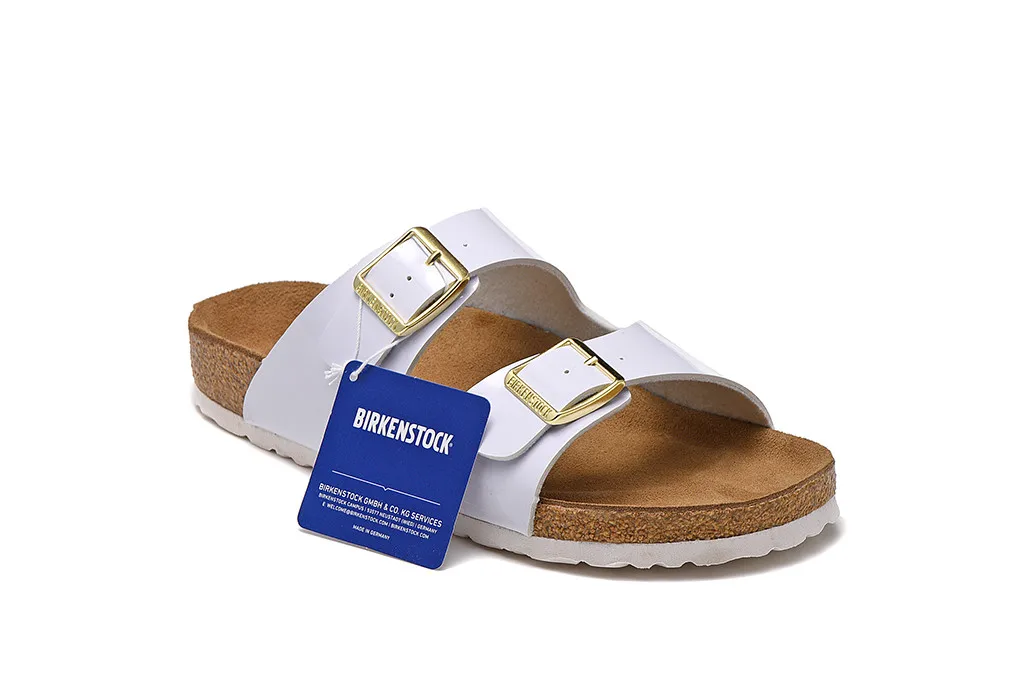 Birkenstock Arizona летние мужские и женские сандалии на плоской подошве пробковые