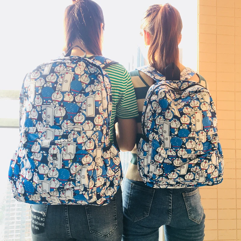 

LISM Hot Doraemon Oxford Backpacks Rucksacks Cartoon Backpack Casual Student Schoolbags travel Knapsack Unisex