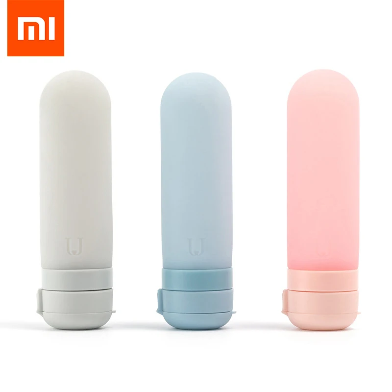 Xiaomi 3PC set Портативный Силиконовые Путешествия бутылки многоразового