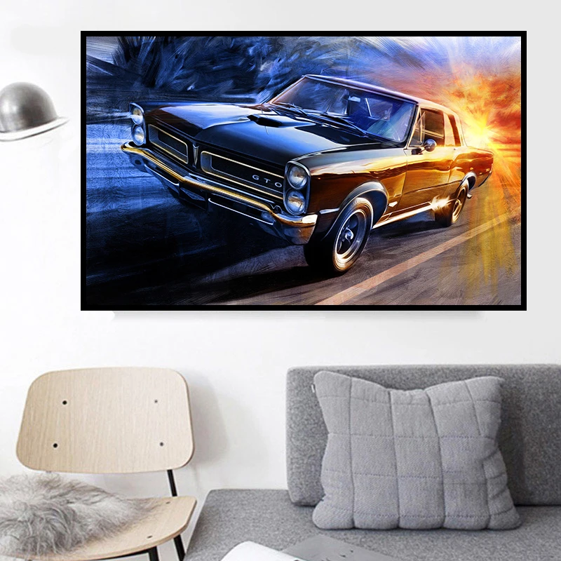 5D DIY Алмазная картина по номерам алмазная вышивка в мультяшном автомобиле полный