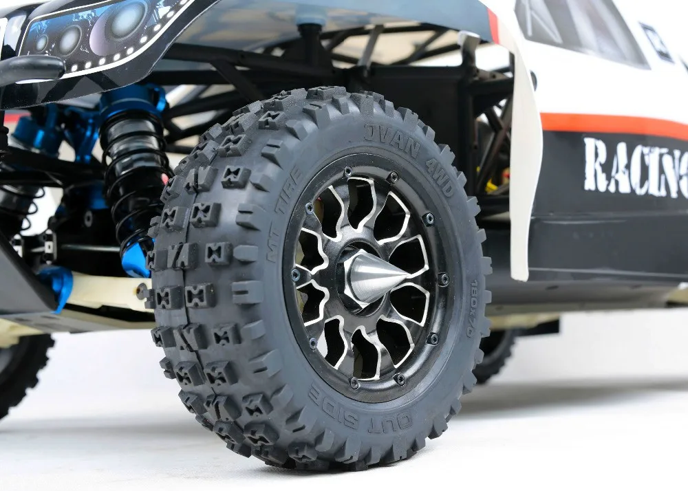 Металлическая конусная Стопорная гайка CNC колесная подходит для LOSI 5IVE-T Rovan LT Kingmotor