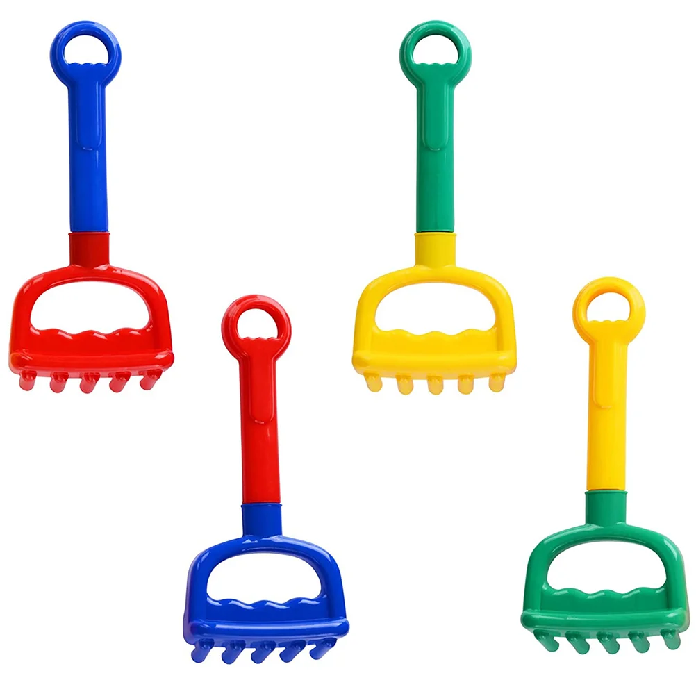 

4pcs Creative Beach Rake Shovel Adorable Sand Digging Kids Bathing
