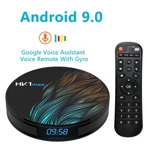 Телеприставка HK1 Max, ТВ-приставка на Android, 4 Гб, 32 ГБ, 64 ГБ, 128 ГБ, Rockchip, 4K, Wi-Fi, Netflix, медиаплеер 2 ГБ, 16 ГБ, Android 9,0