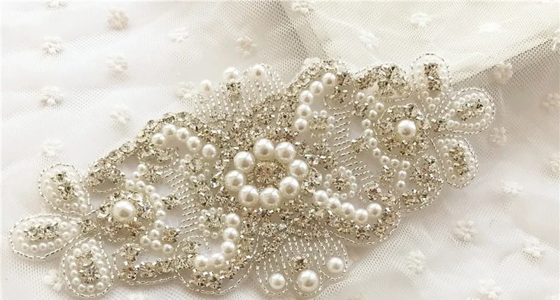 

Wedding Dress Diamond Accessories hand beading sewing patches