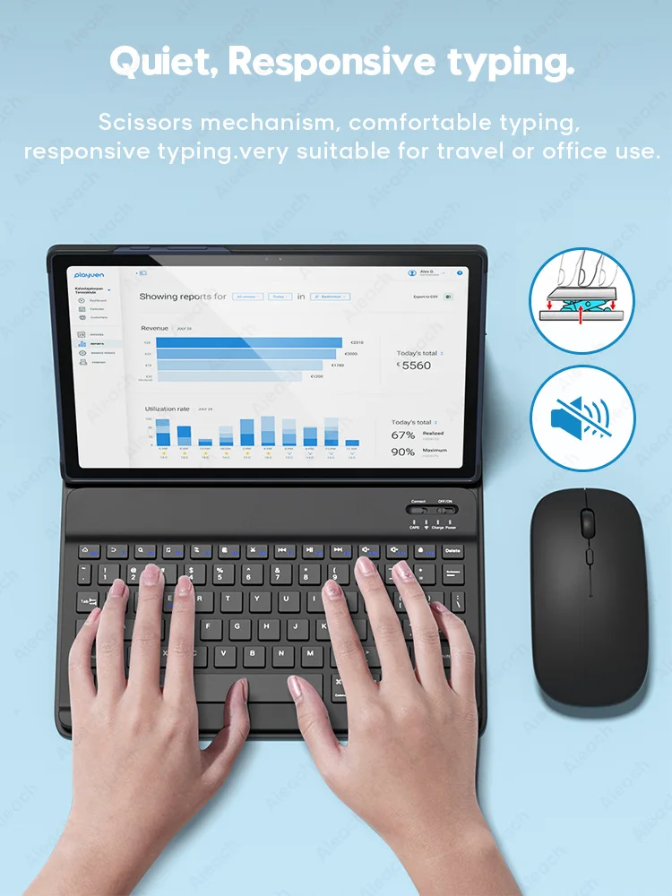 funda for huawei matepad 10 4 10 8 t10s t10 case with keyboard mouse cover for huawei mediapad m5 lite t5 10 m6 pro 10 8 case free global shipping