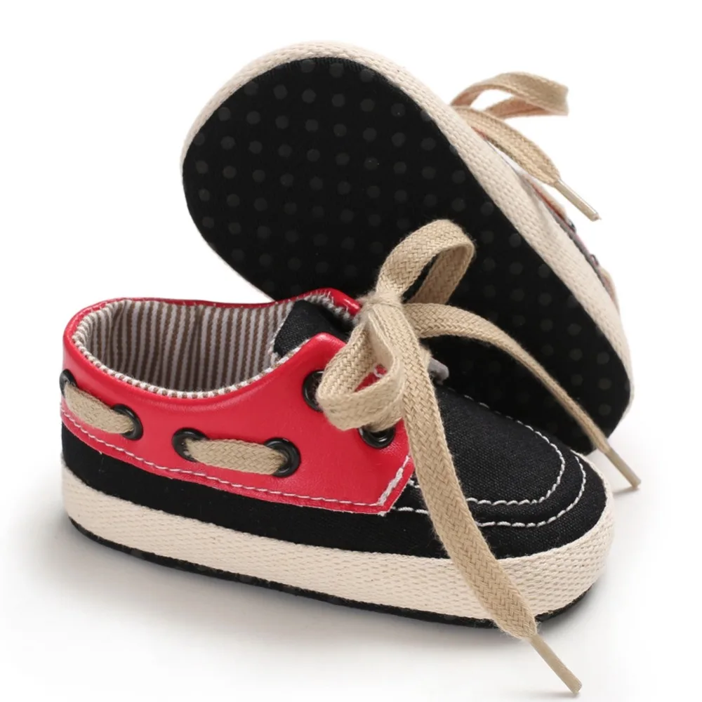 

Baby Boys Breathable Mixed Color Anti-Slip Shoes Sneakers Soft Soled Walking Shoes First Walkers 0-18M