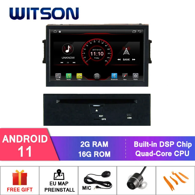 

WITSON Android 10.0 car dvd player with gps for NISSAN TEANA 2011 audio system mirror link/DAB/OBD/TPMS/DVR/Wifi/3G/4G support