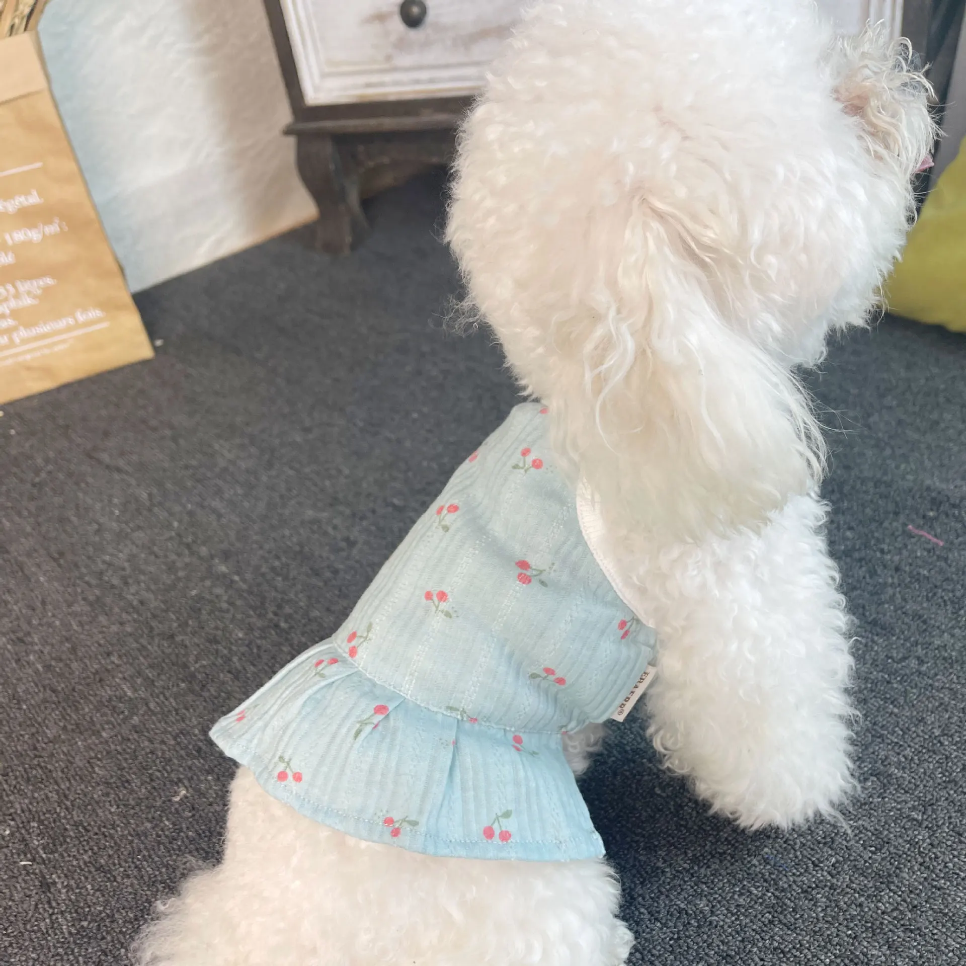 Платье в полоску для собак и кошек |